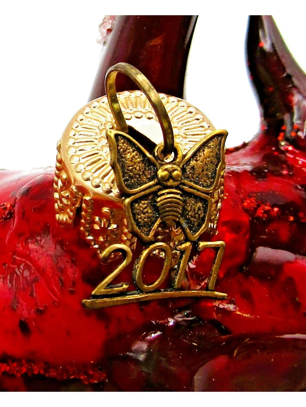 Morawski Ornaments Polish Hand-Blown Glass Dragon Christmas Ornament